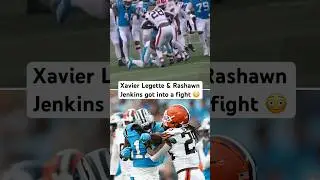 Xavier Legette & Rashawn Jenkins were throwing haymakers before getting ejected 😳 #nfl #fight