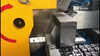 No More Hand-Cramps- The Automatic Metal-Cutting Saw! #Efficiency #MetalWorking #CuttingInnovation