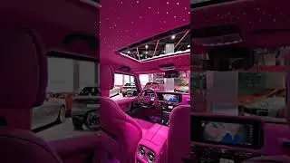 Pink interior of Mercedes Benz #pinkinterior #mercedesbenz ##ytshorts