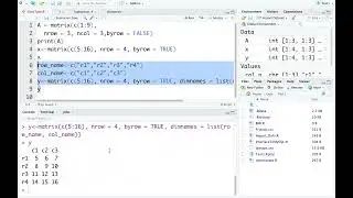 Matrix Data Structures in R | Part - 2 | Lecture - 17