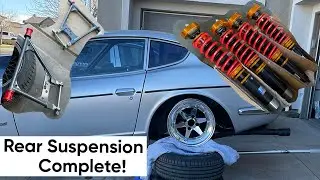 280z T3 Rear Lower Control Arms and Silvermine Coilovers | Project 280z