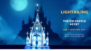 The Ice Castle 43197 Lego Light Kit (Demonstration)