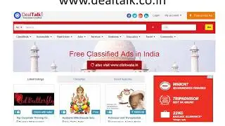 India Classifieds | Post free classified Ads in India - www.dealtalk.co.in