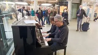 Scarborough Fair Dr. K Duet at St. Pancras