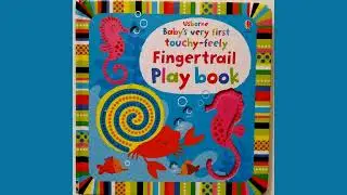 🌊Fingertrail play book🌊Usborne| Baby's very first touchy-feely book🌊Baby Book🌊Toddler Book🌊