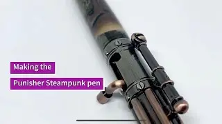 Pen Turning - Steampunk Punisher