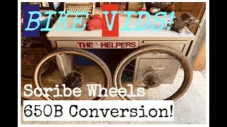 BIKE VIDS! Scribe Wheels Un-Boxing / 650B Conversion