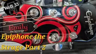 EP66. Strange Epiphone - Epiphone SG Emily Edition part 2. Final setup and repair.