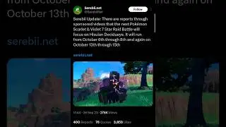 HISUIAN DECIDUEYE IS THE NEXT 7 STAR TERA RAID BATTLE EVENT?! Pok&eacute;mon Scarlet & Violet