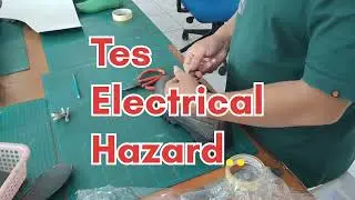 Tes Uji Anti Slip dan Electrical Hazard Sepatu Safety Draxvil