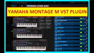 Yamaha Montage M / Factory Sound / ESP Expanded Softsynth Plugin / VST