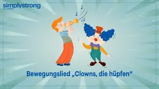 Clowns die hüpfen