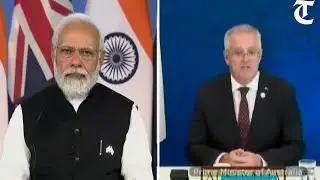 India-Aus Summit: PM Modi, Australian counterpart Scott Morrison interact, laud Quad's cooperation