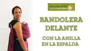 Bandolera delante con las anillas detrás