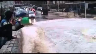El temporal en Somo, Cantabria