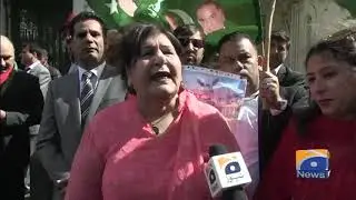 Geo News Special &ndash; PML-N, PPP Protest Against Arrests Of Political Leaders in London