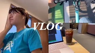 【VLOG】朝ランからの日常📚🏃‍♀️ランニング/study vlog/カフェ作業