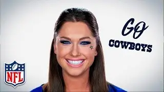 Dallas Cowboys Cover Girl Make-Up Tutorial | NFL Glam