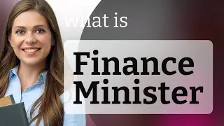 Understanding the Role of a Finance Minister