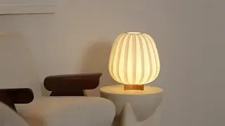 Fabric Minimalist Table Lamp