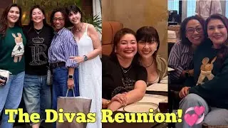 Pops Fernandez, Zsazsa Padilla, Jaya & Regine Velasquez LUNCH DATE for Pipay BIRTHDAY.DIVAS REUNION💞