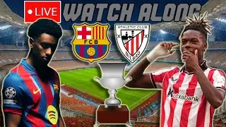 Barcelona vs. Athletic Club LIVE WATCH ALONG (Spanish Super Cup Semi-Final 2026)
