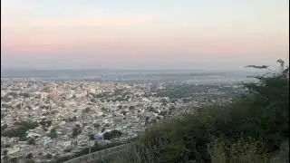 Panaromic view of Bhuj from Bhujio Dungar