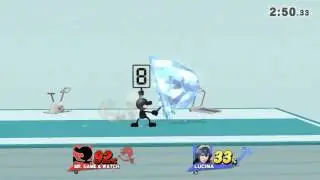 [SSB4] Ice into Nine ~ Mr. G&W Combo!