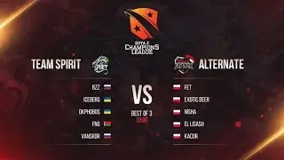 D2CL S11: Alternate vs. Team Spirit, 1/2 [EN] game 1