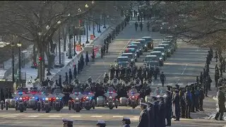 President Jimmy Carter given one final farewell in Washington, D.C.