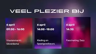 Weekend uittips 4 -6 april