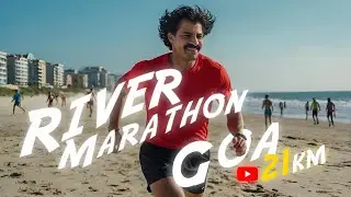 Running 21km in Goa 🏃&zwj;➡️🌴| SKF Goa River Marathon | Sajish Narayanan|
