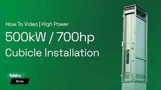 Cubicle Installation of Nidec Drives 500 kW / 700 hp High Power Module AC Drive | Control Techniques