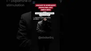 PEOPLE FEEL LOST IN JANUARY - Psychology Truth 🔱⋆✴︎˚｡⋆🧠📖 #shorts