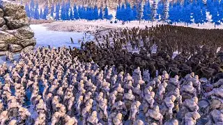 17 000 Scarecrows VS 16 000 Wild Mans - UEBS 2 - Ultimate Epic Battle Simulator 2022 - UEBS 2022