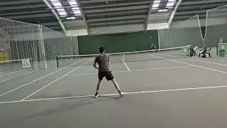 Raining cats  and dogs, so book a court indoors #tennis #youtube 