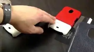 Обзор: Оригинальный Кожаный Чехол-Накладка для Samsung Galaxy Nexus GT-i9250 
