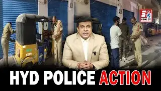 Late Night Hyderabad Police Ki Karwai | Bandlaguda Mein Police Action | SACH NEWS.