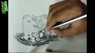 Terminator Black Pencil Drawing | Steel, Shadows & Survival 🤖🖤✏️
