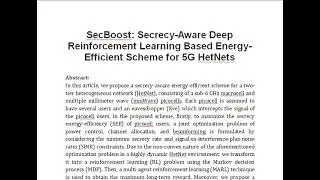SecBoost  Secrecy Aware Deep Reinforcement Learning Based Energy Efficient Scheme for 5G HetNets