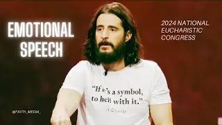 Jonathan Roumie Reenacts the Last Supper | Emotional Speech at National Eucharistic Congress 2024