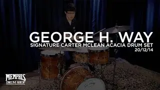 George H. Way Signature Carter McLean Acacia Drum Set 20/12/14