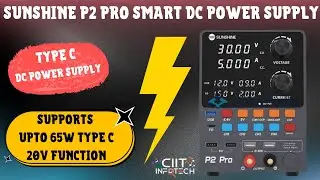 Sunshine P2 Pro | 5A Intelligent DC Power Supply with 65W Type-C Support 