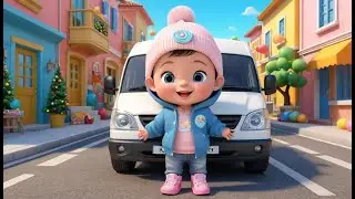 School Van New Year Morning Trip | Fun Action & Learning Video for Toddlers