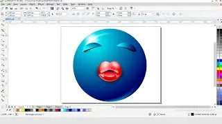 Graphics design, Coreldraw beginners tutorial, 3D emoji design, logo design