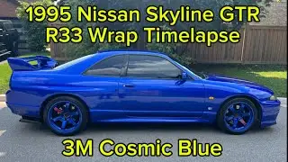 I wrapped my Skyline GTR in my garage!