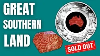 HOT - Great Southern Land 1oz Silver Proof Snakeskin Jasper Coin
