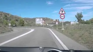 N260/D914 Spain to France via Med Coast Road - video 1