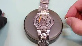Crown and Stem Release Citizen Eco-Drive 7871A Watch Movement