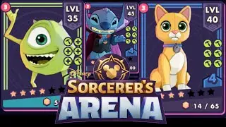 Disney Sorcerer&rsquo;s Arena - Heroes Campaign with Mike Wazowski, Sox, and Vampire Stitch